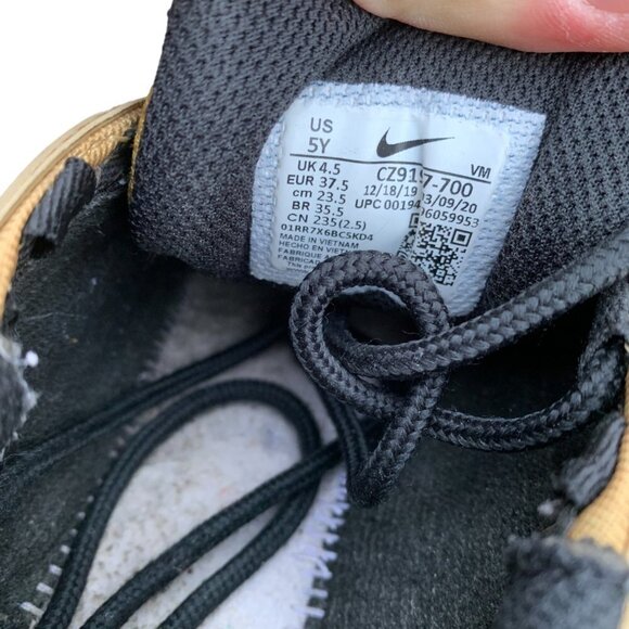 NIKE Air Max 97 Metallic Gold Black White Size 5 - Picture 11 of 13
